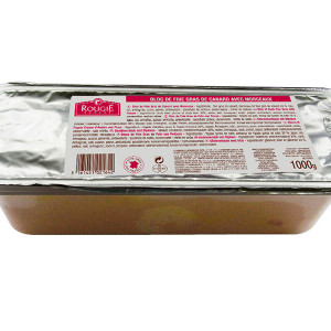 PATO BLOC FOIE TROZOS BARQUETA 1KG (U)