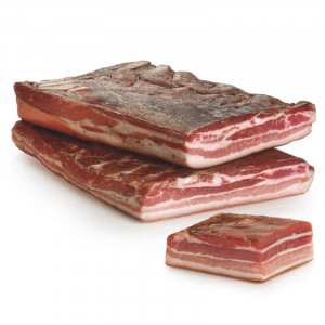 PANCETTA CRUDA AFFUMICATA PAVONCELLI 1/2 S/V 2 KG 