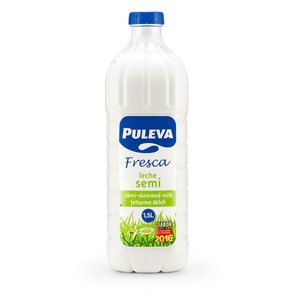 Leche entera la creme puleva 1.5 l (u) Lácteos Palma, Grupo Bril